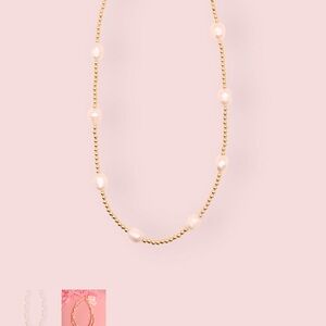 Beaded Blondes Pearl Poppi Necklace